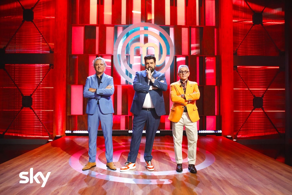 Giorgio Locatelli, Antonino Cannavacciuolo e Bruno Barbieri, i tre giudici di MasterChef14